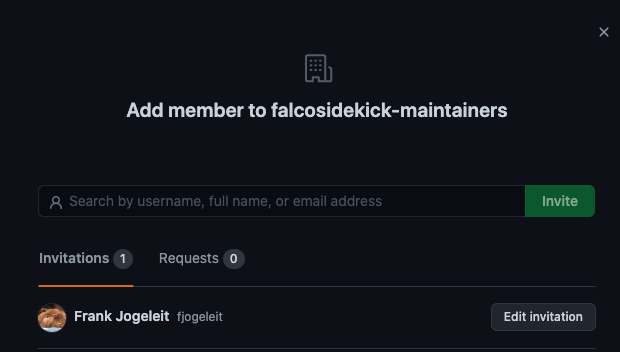 Falcosidekick Maintainer Invite